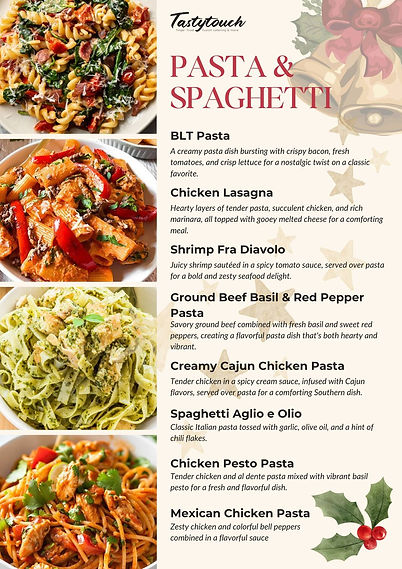 Tasty Touch Catering Christmas Menu - Pasta & Spaghetti.jpg
